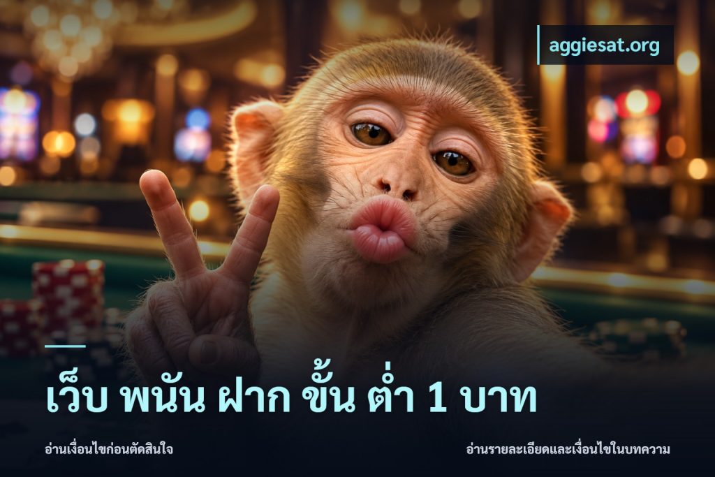 เว็บ พนัน ฝาก ขั้น ต่ำ 1 บาท