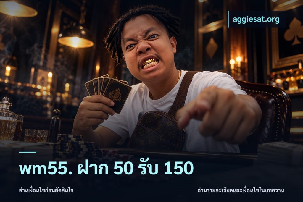 wm55. ฝาก 50 รับ 150