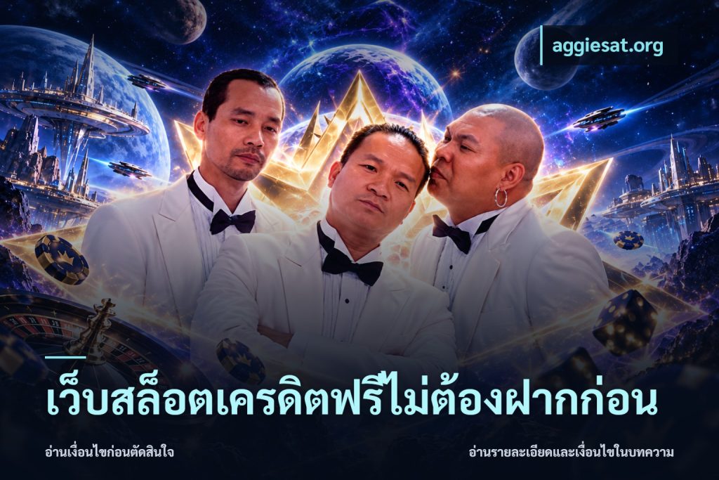 เว็บสล็อตเครดิตฟรีไม่ต้องฝากก่อน