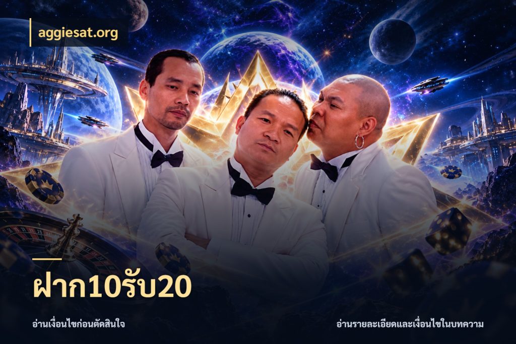 ฝาก10รับ20 ยอดฝากและยอดรับในมุมของคนชอบลุ้น ในมุม aggiesat.org