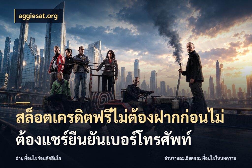 สล็อตเครดิตฟรีไม่ต้องฝากก่อนไม่ต้องแชร์ยืนยันเบอร์โทรศัพท์ รู้จักยอดและขอบเขตของเครดิตฟรี สไตล์ aggiesat.org