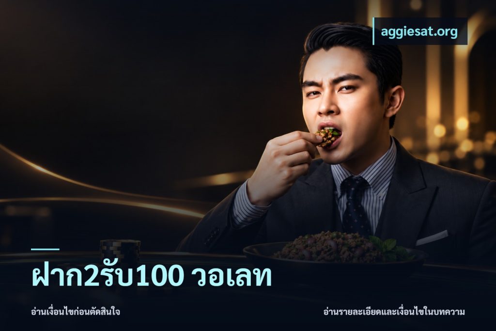 ฝาก2รับ100 วอเลท