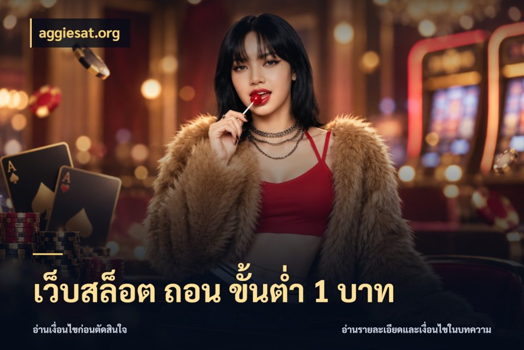 เว็บสล็อต ถอน ขั้นต่ำ 1 บาท สายทุนน้อยเลือกความสนุกให้พอดี สไตล์ aggiesat.org