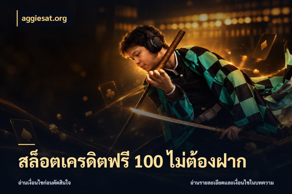 สล็อตเครดิตฟรี 100 ไม่ต้องฝาก จากชื่อเครดิตฟรีสู่ความสนุกที่เข้าใจได้ ในมุม aggiesat.org