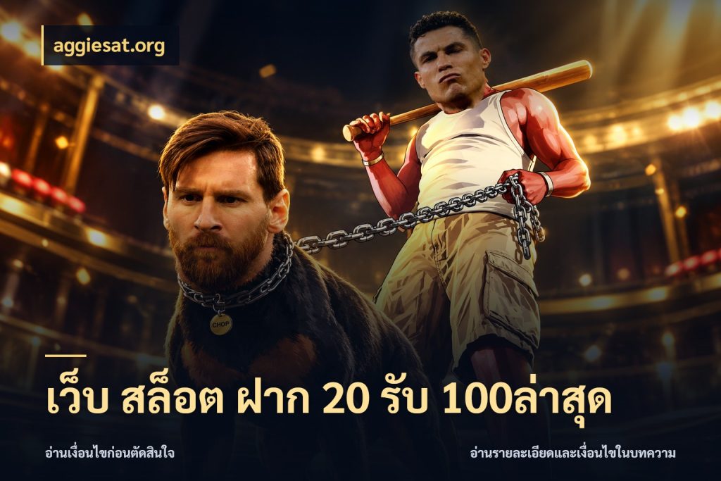 เว็บ สล็อต ฝาก 20 รับ 100ล่าสุด โปรยอดรับที่สายเกมสนใจ ในมุม aggiesat.org
