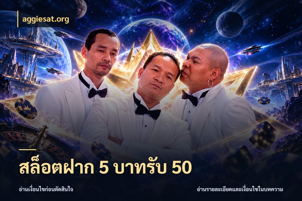 สล็อตฝาก 5 บาทรับ 50 สนุกกับตัวเลือกโปรในสไตล์ของคุณ ในมุม aggiesat.org