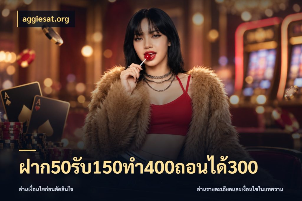 ฝาก50รับ150ทํา400ถอนได้300 aggiesat.org สนุกกับตัวเลือกโปรในสไตล์ของคุณ