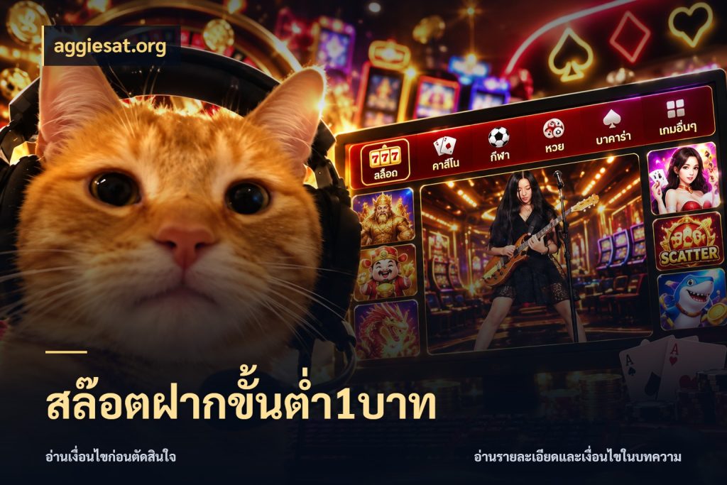สล๊อตฝากขั้นต่ำ1บาท เงินตั้งต้นกับความสนุกที่คุณกำหนด ในมุม aggiesat.org
