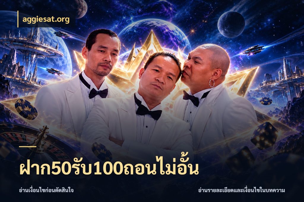 ฝาก50รับ100ถอนไม่อั้น เปิดมุมโปรให้เข้ากับเกมแนวโปรด กับ aggiesat.org