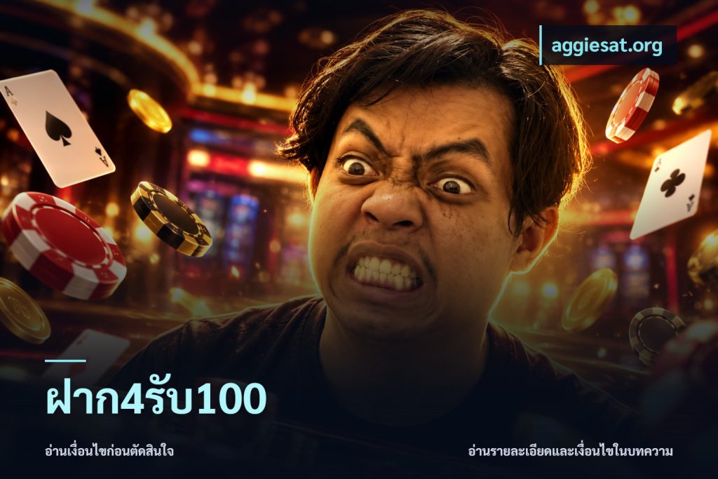 ฝาก4รับ100