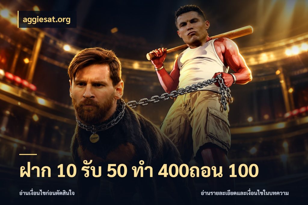 ฝาก 10 รับ 50 ทํา 400ถอน 100 สายโบนัสเลือกจังหวะสนุกได้อย่างไร สไตล์ aggiesat.org