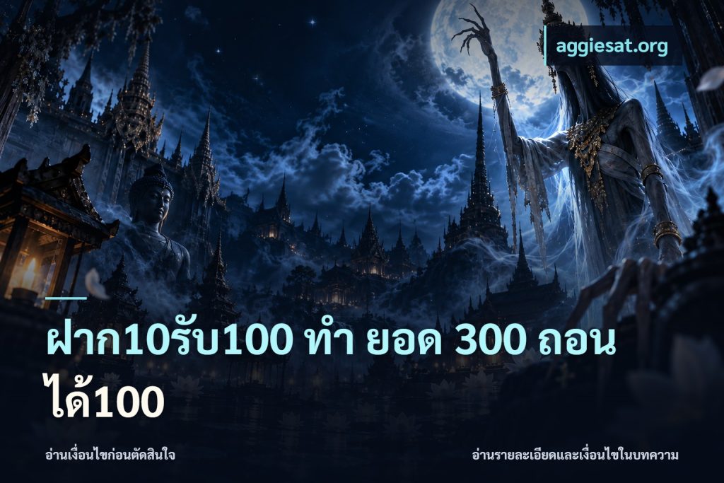 ฝาก10รับ100 ทํา ยอด 300 ถอนได้100