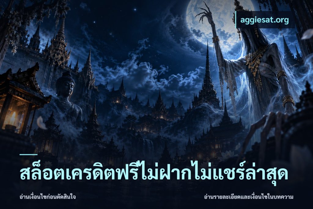 สล็อตเครดิตฟรีไม่ฝากไม่แชร์ล่าสุด
