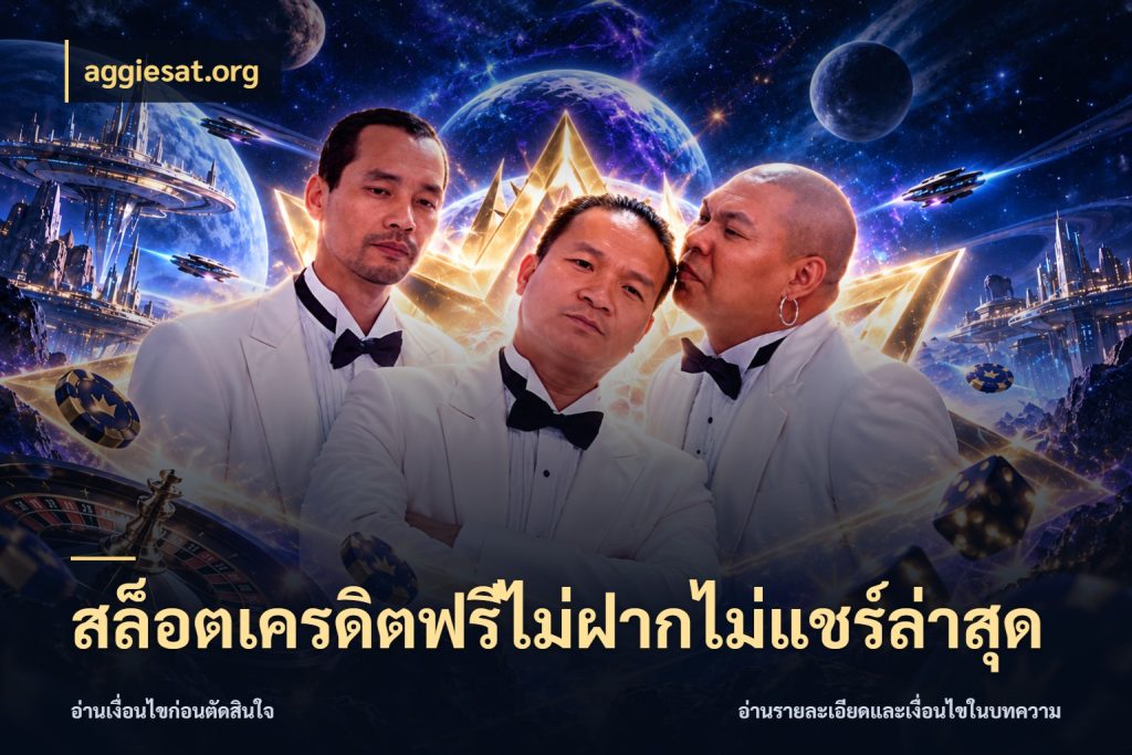 สล็อตเครดิตฟรีไม่ฝากไม่แชร์ล่าสุด