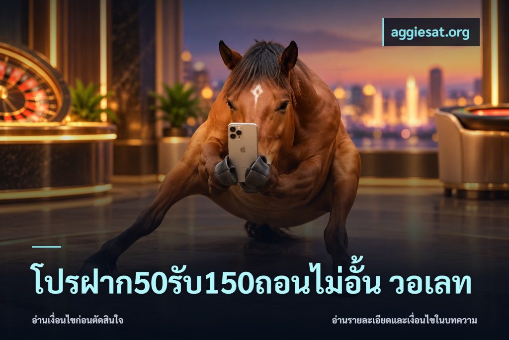 โปรฝาก50รับ150ถอนไม่อั้น วอเลท