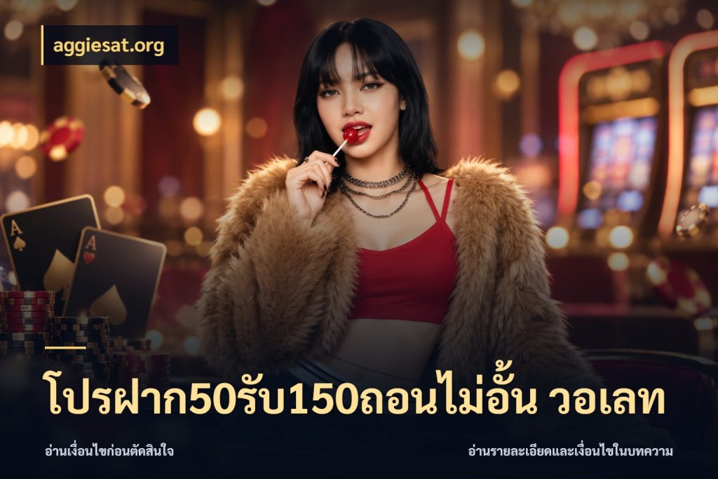โปรฝาก50รับ150ถอนไม่อั้น วอเลท สนุกกับตัวเลือกโปรในสไตล์ของคุณ สไตล์ aggiesat.org