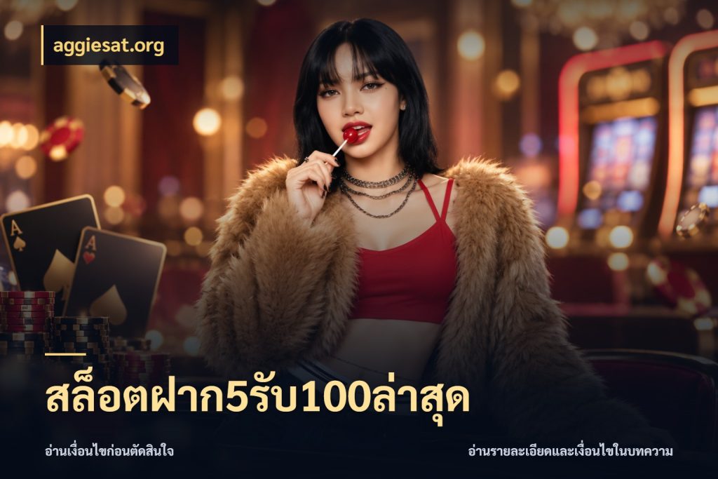สล็อตฝาก5รับ100ล่าสุด สนุกกับตัวเลือกโปรในสไตล์ของคุณ กับ aggiesat.org