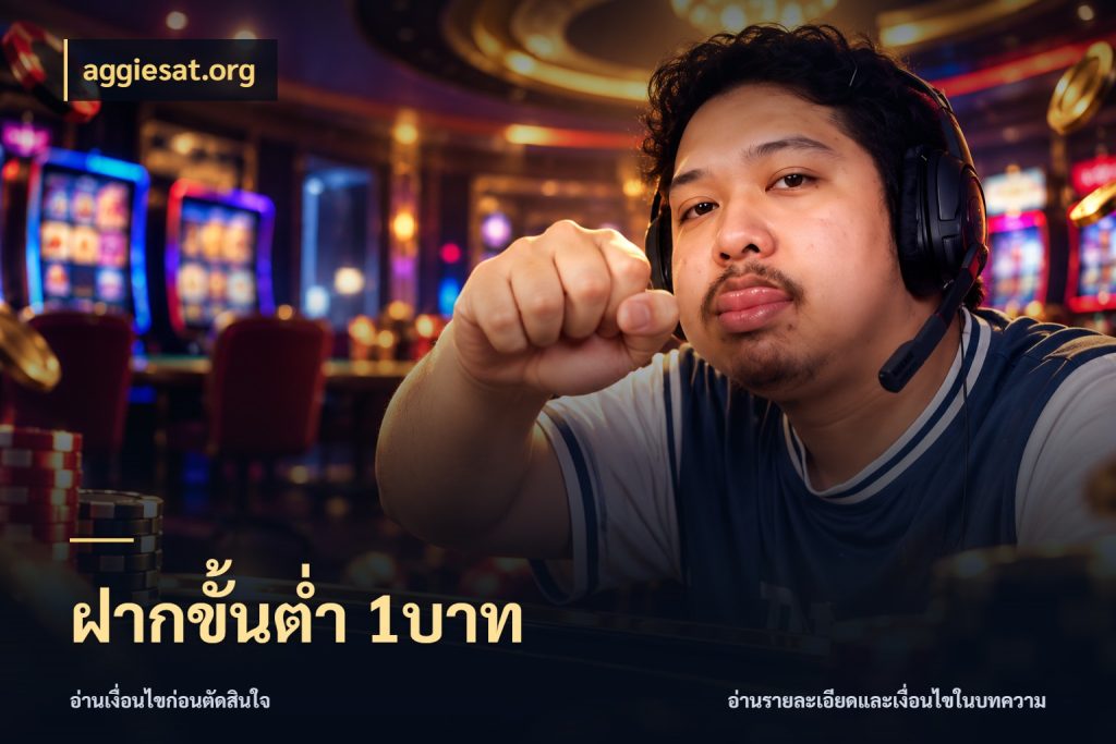 ฝากขั้นต่ำ 1บาท aggiesat.org เลือกสไตล์จากยอดและรูปแบบที่ตรงใจ