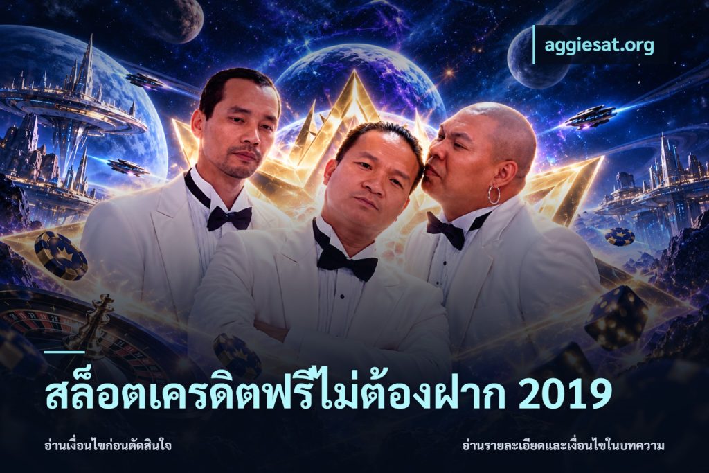 สล็อตเครดิตฟรีไม่ต้องฝาก 2019