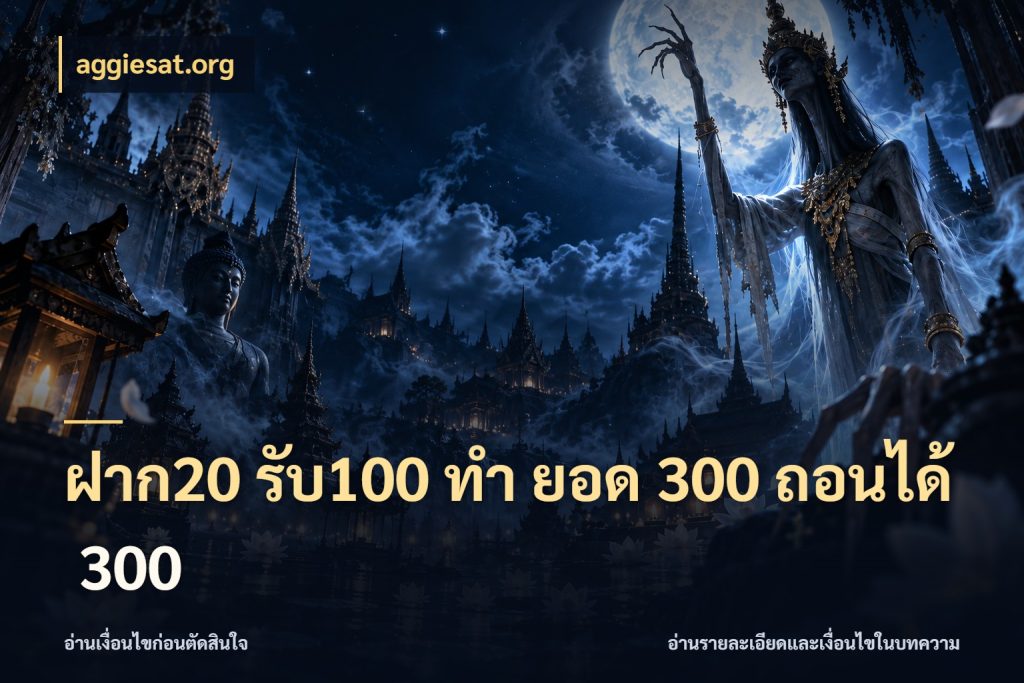 ฝาก20 รับ100 ทํา ยอด 300 ถอนได้ 300 จุดเด่นของเครดิตที่คนชอบเกมอยากรู้ กับ aggiesat.org