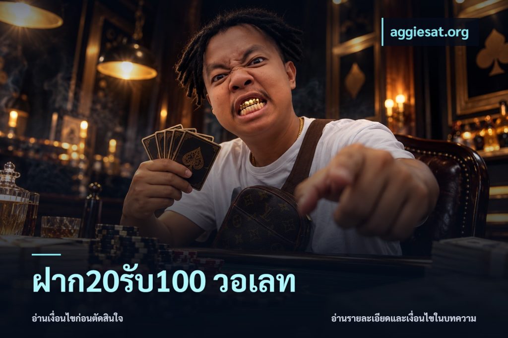 ฝาก20รับ100 วอเลท
