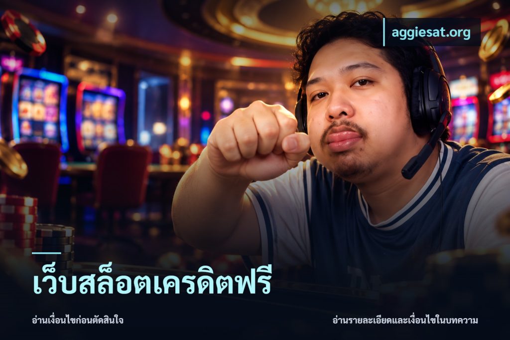 เว็บสล็อตเครดิตฟรี