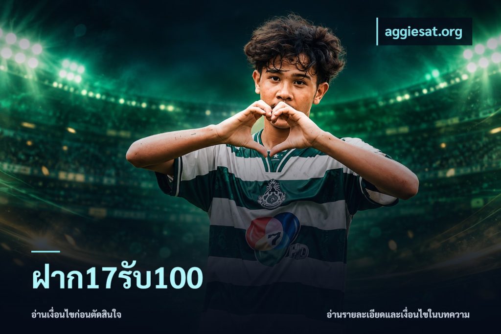 ฝาก17รับ100