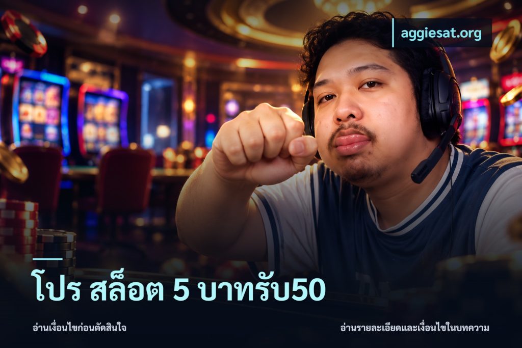 โปร สล็อต 5 บาทรับ50