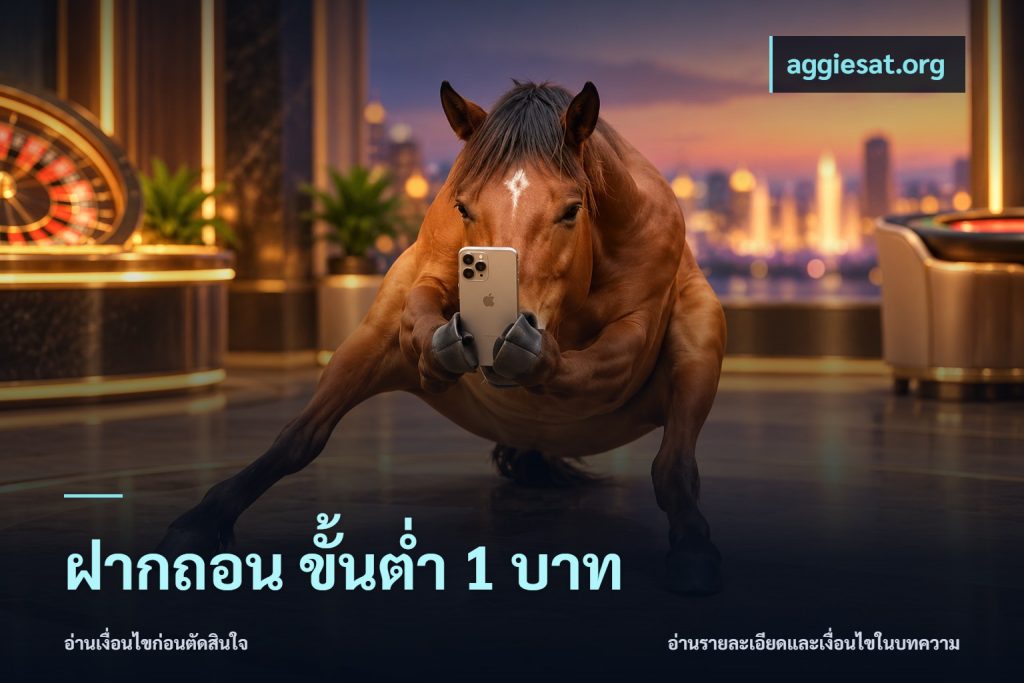 ฝากถอน ขั้นต่ำ 1 บาท