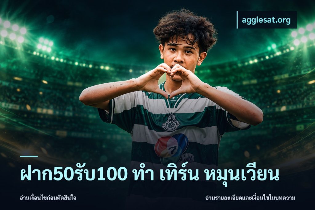 ฝาก50รับ100 ทํา เทิร์น หมุนเวียน