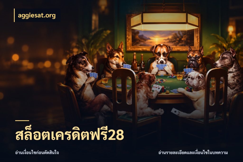 สล็อตเครดิตฟรี28 สีสันของเครดิตฟรีและเกมแนวที่ชอบ กับ aggiesat.org